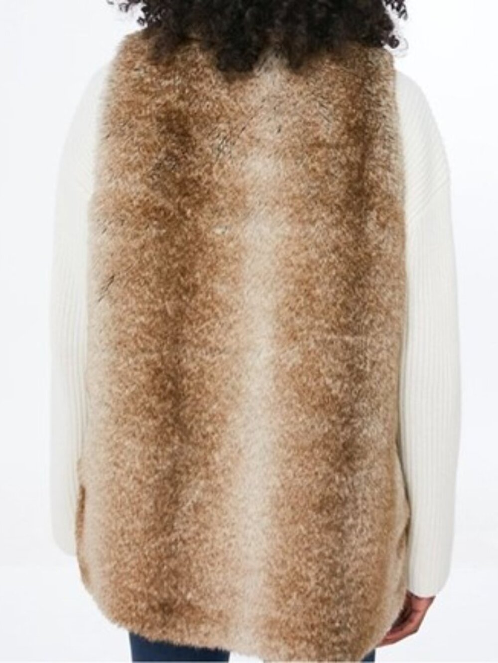 NWT - Tuckernuck Emilia Wax Fur Reversible Vest - Picture 6 of 6